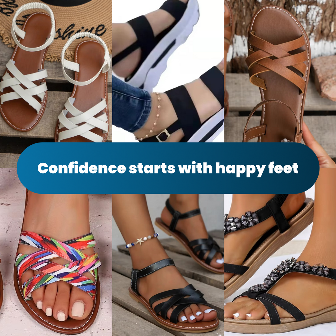 Bronoir™ Myava – Lightweight & Arch-Supportive Walking Sandals