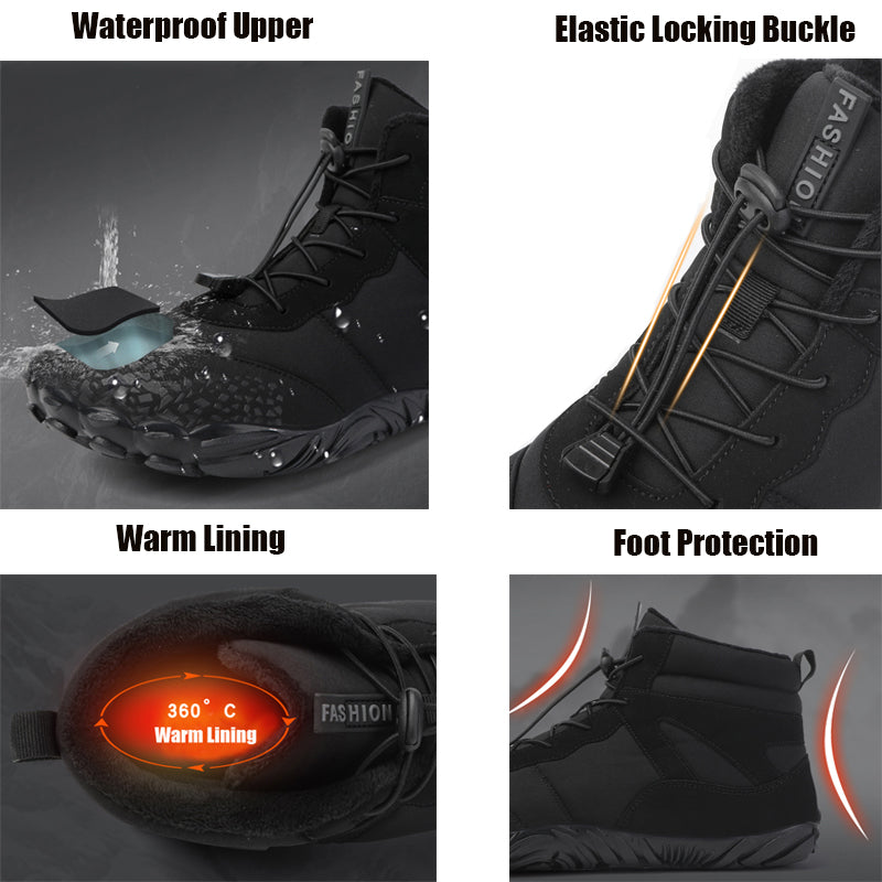 Hiking Footwear Snowpiercer - Winter Barefoot Shoes