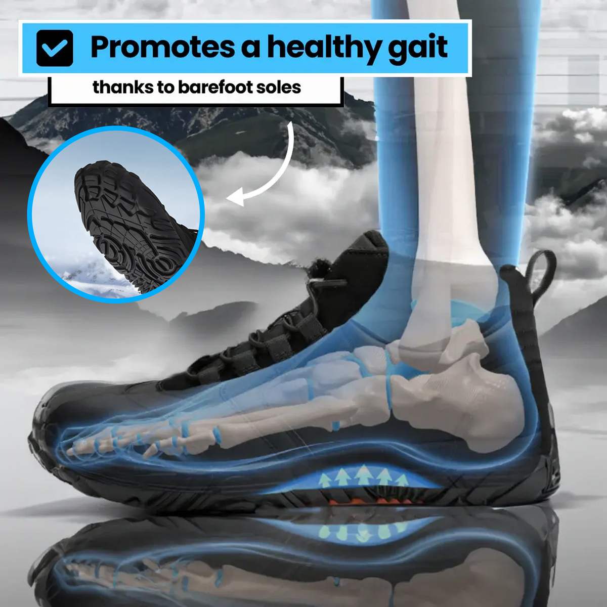 Bronoir™ DryShield - Winter Barefoot Shoes